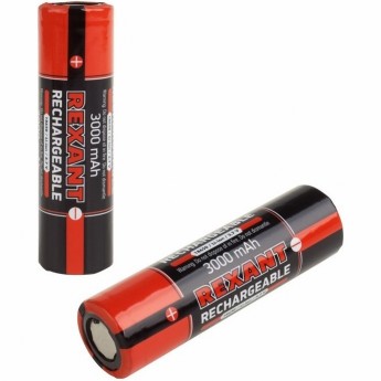 Аккумулятор REXANT Li-ion 18650 3.7V 3000 mAH (2 шт./блистер)
