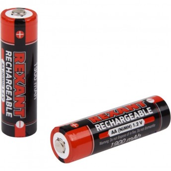 Аккумулятор REXANT Ni-MH AA 1.2V 1900мАч блистер 2 шт.