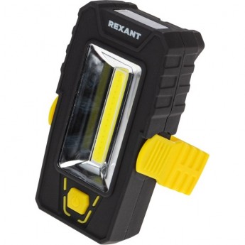 Фонарь рабочий-трансформер REXANT NEW AGE с дальним головным 3 Вт и ближним боковым светом 6 Вт, поворотный магнит