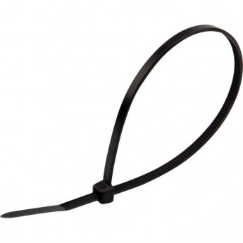 Хомут-стяжка REXANT нейлоновая 200x3.6 мм черная, 25 шт. Хомут-стяжка REXANT нейлоновая 200x3.6 мм черная, 25 шт.