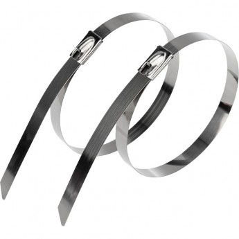 Хомут-стяжка стальная REXANT 300x7,9 мм (упаковка 10 шт.) Хомут-стяжка стальная REXANT 300x7,9 мм (упаковка 10 шт.)