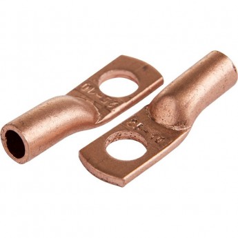 Наконечник медный REXANT ТМ 10-6-5 (10мм² - Ø6мм) (в упак 100шт) Наконечник медный REXANT ТМ 10-6-5 (10мм² - Ø6мм) (в упак 100шт)