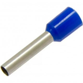 Наконечник штыревой втулочный изолированный REXANT НШВи 2.5-12 F-12 мм 2.5 мм² синий