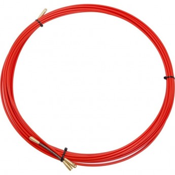 Протяжка кабельная REXANT (мини УЗК в бухте), стеклопруток, d=3,5 мм, 7 м красная