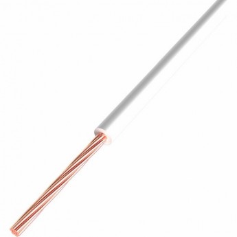 Провод ПГВА REXANT 1х0.75 мм² Cu белый 200 м Провод ПГВА REXANT 1х0.75 мм² Cu белый 200 м