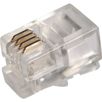 Разъем телефонный REXANT UTP RJ-9(4P4C), CAT 3 Разъем телефонный REXANT UTP RJ-9(4P4C), CAT 3