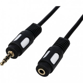 Шнур REXANT стерео 3.5 мм гнездо - стерео 3.5 мм штекер 5 м gold Шнур REXANT стерео 3.5 мм гнездо - стерео 3.5 мм штекер 5 м gold