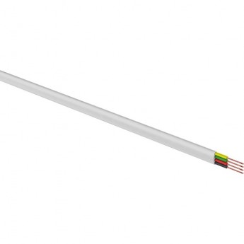 Телефонный кабель REXANT ШТЛП 4 белый 100 м Телефонный кабель REXANT ШТЛП 4 белый 100 м