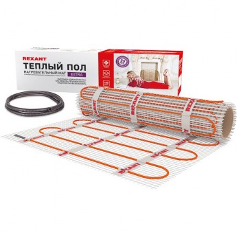 Теплый пол REXANT EXTRA нагревательный мат 8 м² Теплый пол REXANT EXTRA нагревательный мат 8 м²