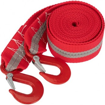 Трос буксировочный REXANT со светоотражающей лентой, 5 т, 4 м, с двумя крюками