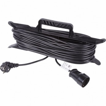 Удлинитель на рамке REXANT 30 м 1 розетка 3х0.75 мм² с/з черный