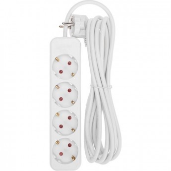 Удлинитель REXANT STANDARD 4 гнезда, 3м, 3х1,0мм², с/з, белый Удлинитель REXANT STANDARD 4 гнезда, 3м, 3х1,0мм², с/з, белый