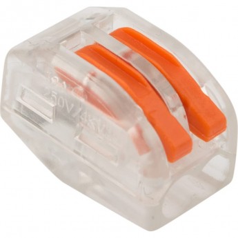 Универсальная клемма REXANT СМК 222-412, 2-проводная прозрачная 0,08-2,5/4 мм² (50 шт./уп.) Универсальная клемма REXANT СМК 222-412, 2-проводная прозрачная 0,08-2,5/4 мм² (50 шт./уп.)