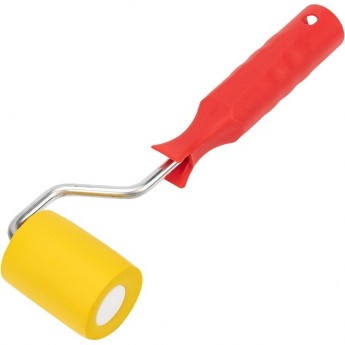 Валик для прикатки обоев REXANT резиновый, ширина ролика 50 мм, ручка 6 мм Валик для прикатки обоев REXANT резиновый, ширина ролика 50 мм, ручка 6 мм